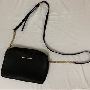 Michael Kors black crossbody bag